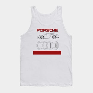 porsche 911 Tank Top